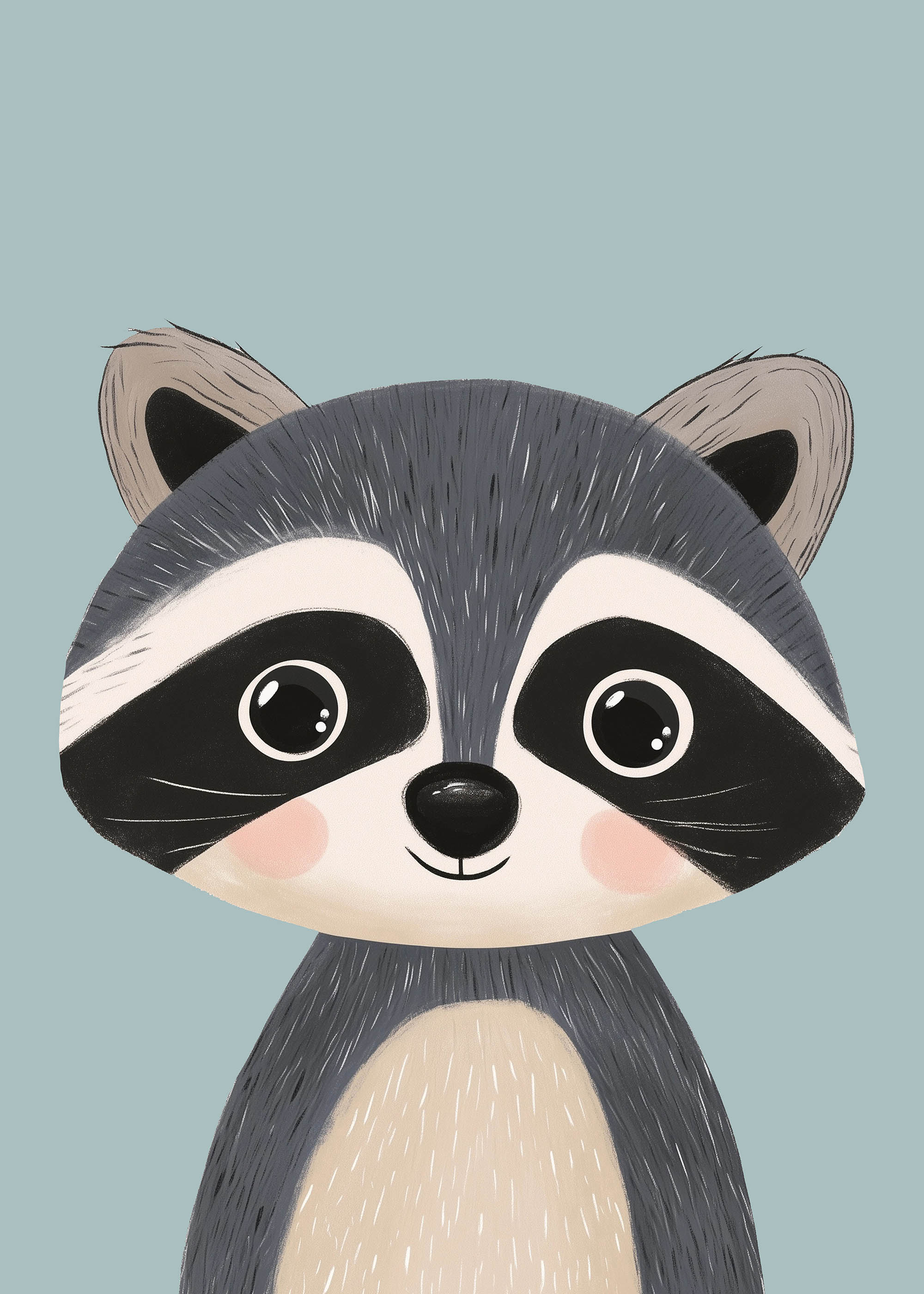 Plakat szop pracz dla dzieci skandynawski pokój dziecięcy