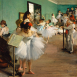 Plakat Klasa tańca Edgar Degas baletnice impresjonizm