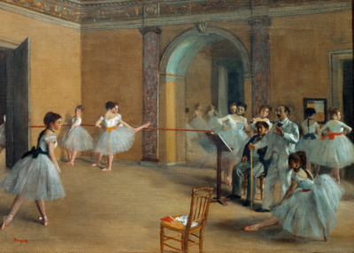 Plakat Sala baletowa Edgar Degas reprodukcja impresjonizm