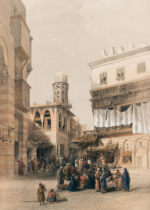Plakat Kair XIX wiek David Roberts orientalizm Egipt