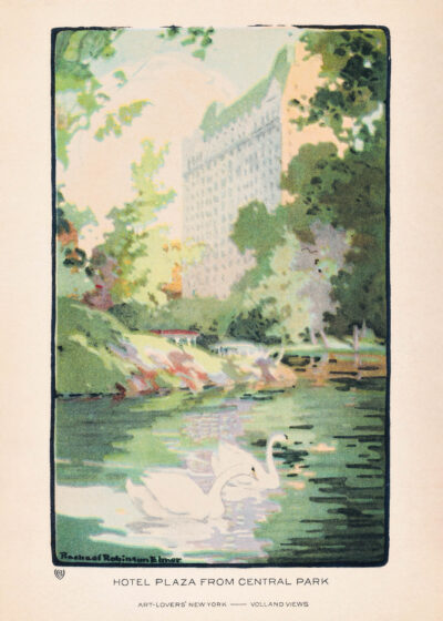 Plakat Hotel Plaza Central Park Nowy Jork Rachael Elmer