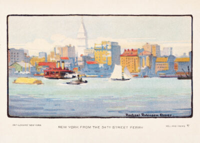 Plakat Nowy Jork akwarela Rachael Robinson Elmer