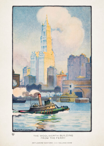 Plakat Woolworth Building Nowy Jork Rachael Elmer