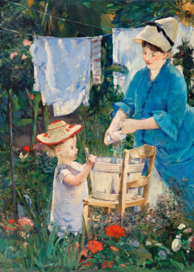 Plakat Édouard Manet pranie impresjonizm XIX wiek reprint