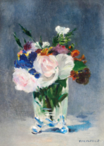 Plakat bukiet kwiatów wazon Édouard Manet impresjonizm