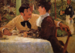 Plakat Édouard Manet Chez le Père Lathuille