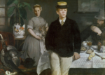 Plakat Luncheon w pracowni Édouard Manet 1868 reprint
