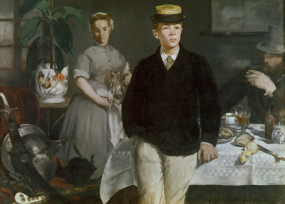 Plakat Luncheon w pracowni Édouard Manet 1868 reprint