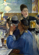 Plakat Manet Corner of a Café-Concert paryska kawiarnia