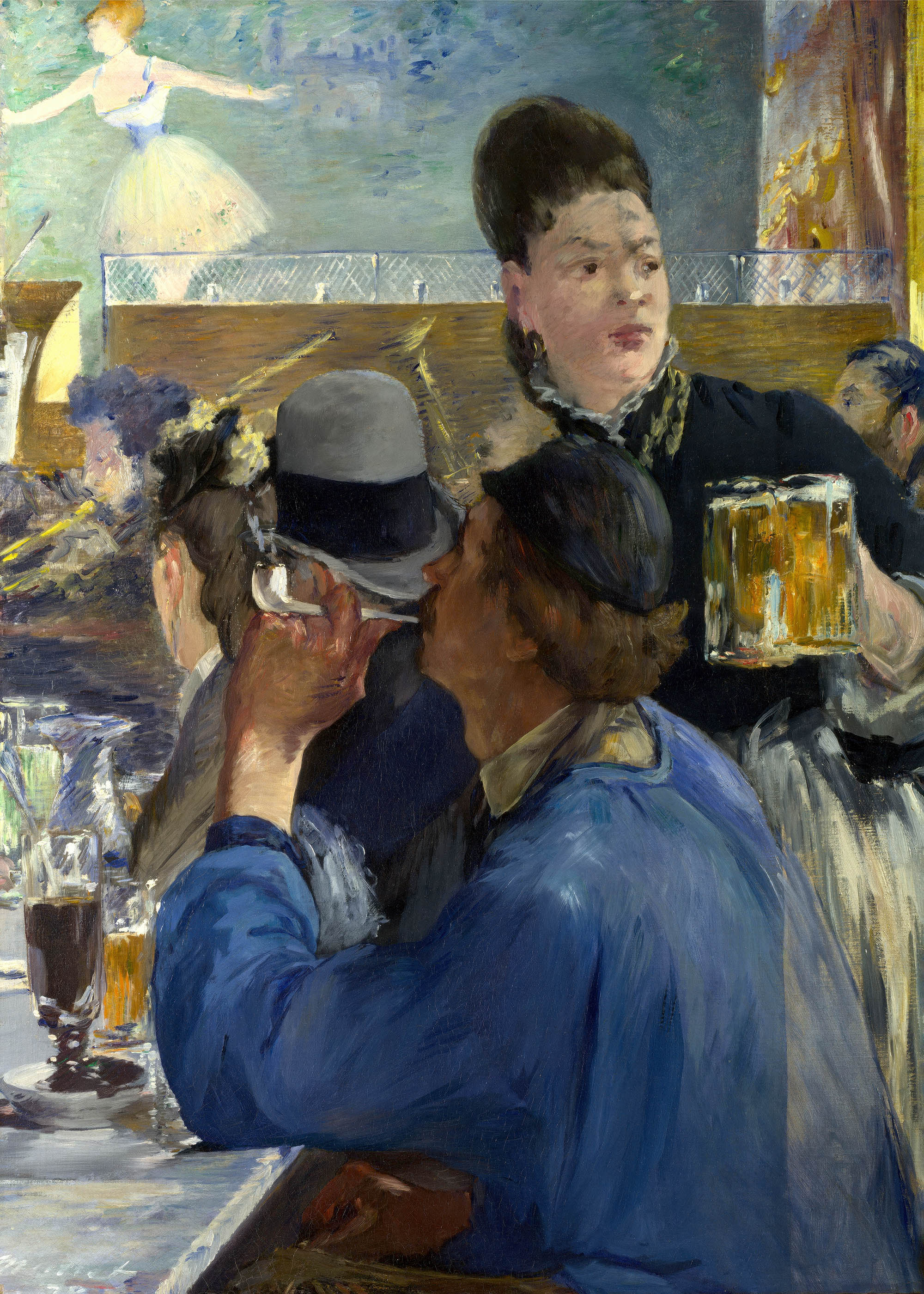 Plakat Manet Corner of a Café-Concert paryska kawiarnia