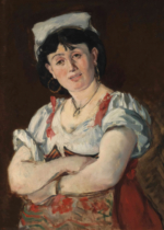 Plakat Édouard Manet kobieta w czepku impresjonizm XIX w