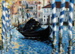 Plakat Wenecja gondola kanały Édouard Manet impresjonizm