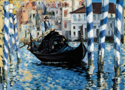 Plakat Wenecja gondola kanały Édouard Manet impresjonizm