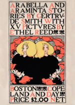 Plakat Ethel Reed Arabella and Araminta vintage 1895