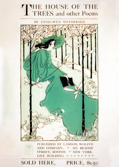 Plakat Ethel Reed The House of Trees Art Nouveau