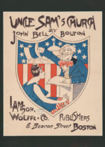 Plakat Uncle Sam's Church Ethel Reed vintage USA