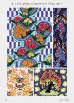 Plakat Séguy Floréal motywy floralne art nouveau vintage