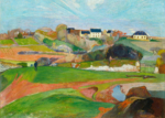 Plakat Paysage près de Pont-Aven Paul Gauguin 1888