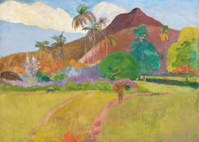 Plakat Tahitian Landscape Paul Gauguin postimpresjonizm