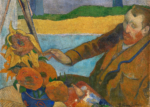 Plakat Paul Gauguin Van Goghs w krzesłach 1888 reprodukcja