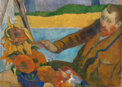 Plakat Paul Gauguin Van Goghs w krzesłach 1888 reprodukcja