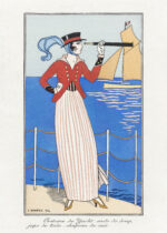 Plakat Kostium jachtowy George Barbier 1914 Art Deco
