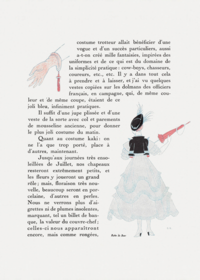 Plakat elegancka dama Art Deco George Barbier