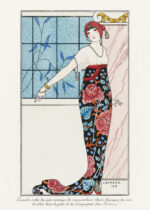 Plakat Art Deco elegancka dama George Barbier 1913