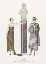 Plakat Eros George Barbier moda Art Deco 1929