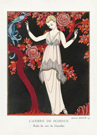 Plakat L'Arbre de Science George Barbier Art Deco 1914
