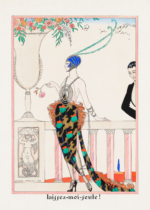 Plakat Laissez-moi-seule George Barbier art déco 1919