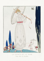 Plakat Le Cyprès et la Rose George Barbier art déco