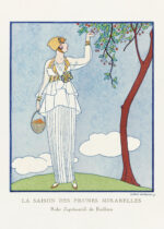 Plakat La Saison des Prunes Mirabelles George Barbier