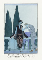 Plakat La Villa d'Este George Barbier Art Deco 1922