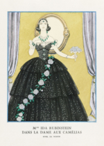 Plakat Dama Kameliowa George Barbier Art Deco