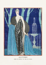 Plakat Alcyone Art Deco George Barbier moda Worth 1920