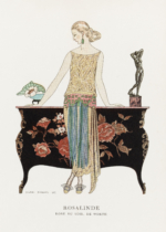 Plakat Art Deco Rosalinde George Barbier 1922 moda