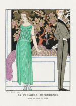Plakat Art Deco George Barbier La Première Imprudence