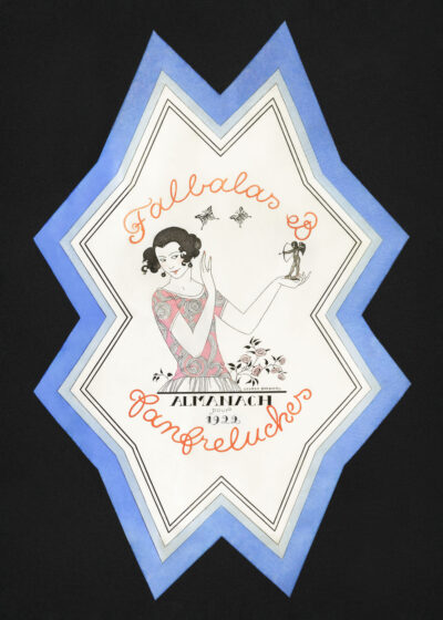 Plakat Art Deco George Barbier etykieta perfum 1922