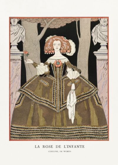 Plakat La Rose de l'Infante George Barbier Art Deco