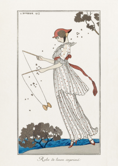 Plakat Robe de linon imprimé George Barbier Art Deco