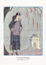 Plakat Le Belvédère George Barbier Art Deco vintage