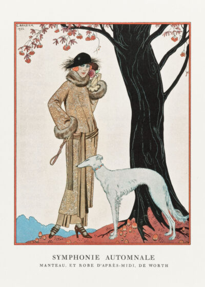 Plakat Symphonie Automnale George Barbier art deco