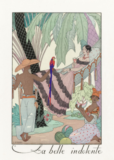 Plakat La Belle Indolente George Barbier Art Deco