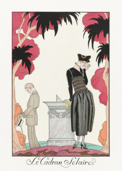 Plakat Le Cadran Solaire George Barbier Art Deco 1921