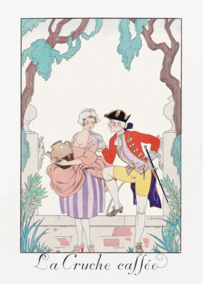 Plakat La Cruche cassée George Barbier art déco