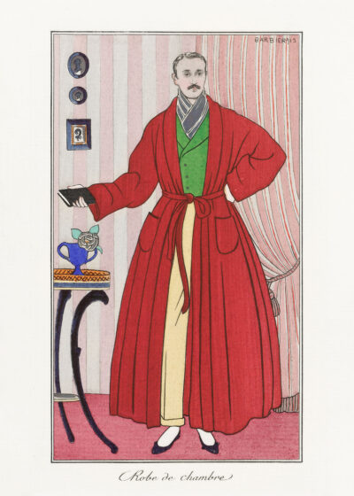Plakat Robe de chambre George Barbier art déco lata 20