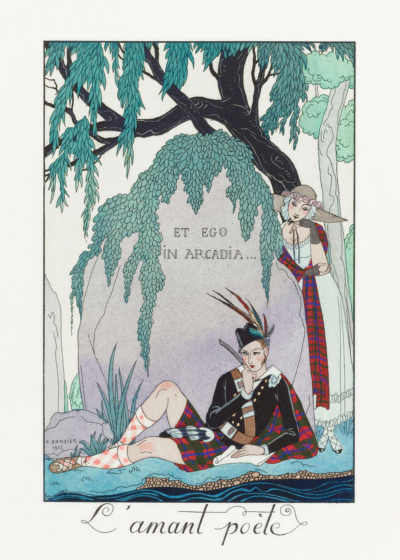 Plakat Et ego in Arcadia George Barbier art déco