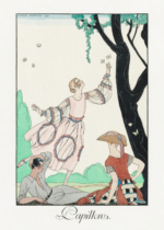 Plakat Papillons George Barbier 1921 art deco motyle