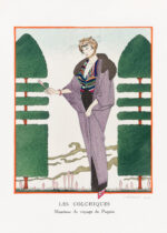 Plakat Les Colchiques George Barbier moda Art Deco 1913